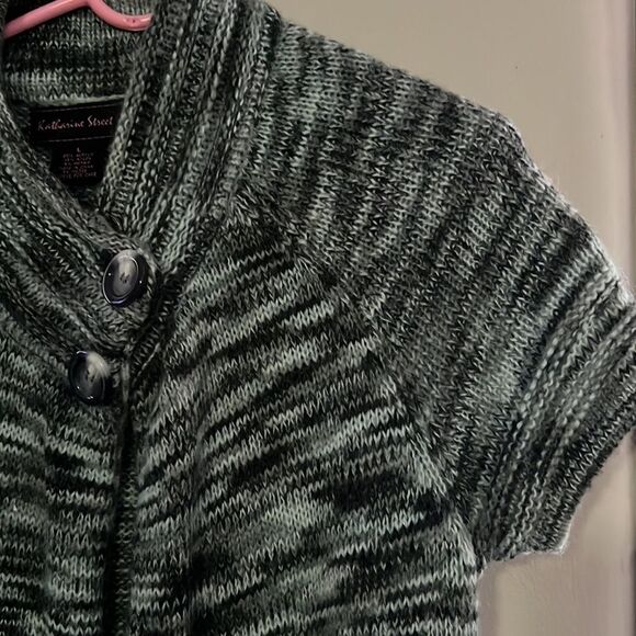 Katharine Street blue/grey Swing Cardigan Sweater Size Large - Picture 6 of 11